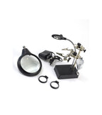Third Hand with 3 Magnifying Glasses and 5 LED Lights