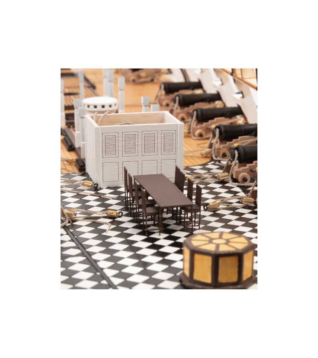 HMS VICTORY Trafalgar 1805 - ANATOMY Version - 1:84 Wooden Scale Model